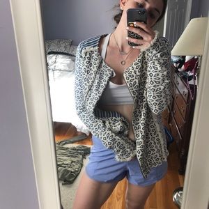 Lucky Brand Patterned Shirt Jacket
